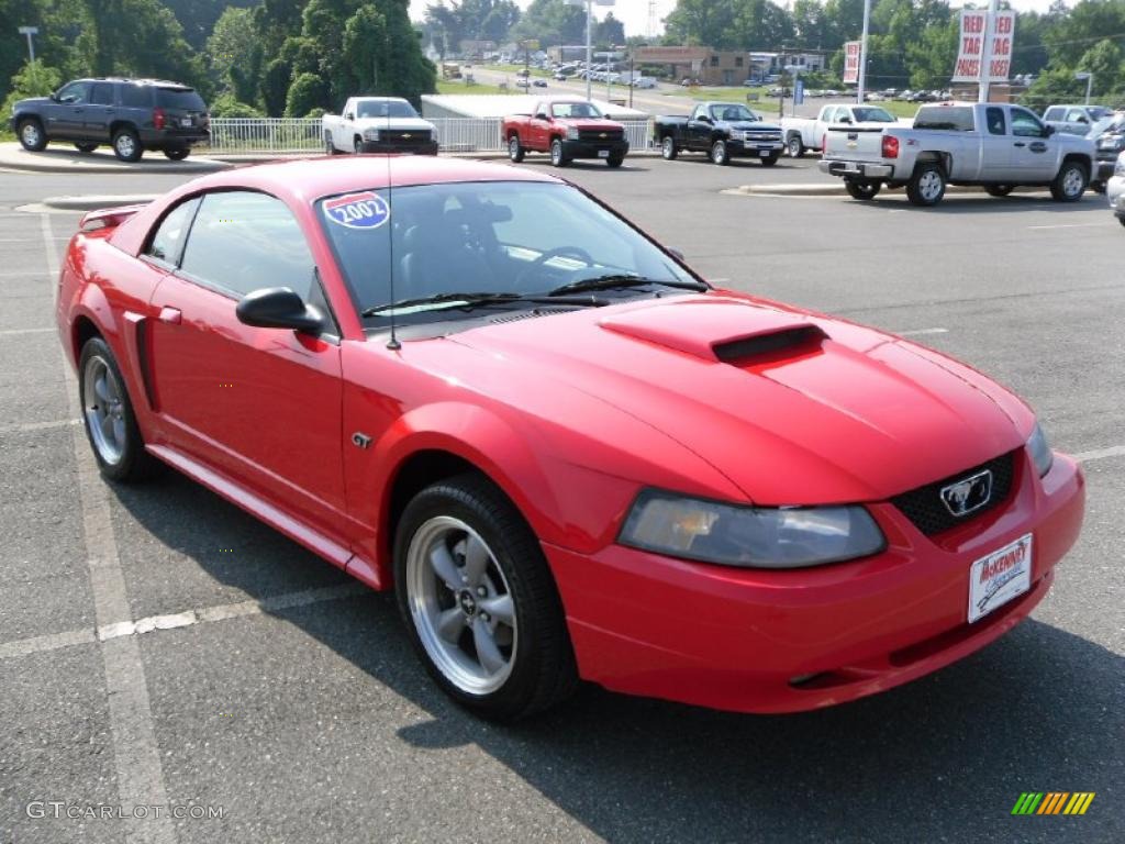 2002 Mustang GT Coupe - Torch Red / Dark Charcoal photo #5