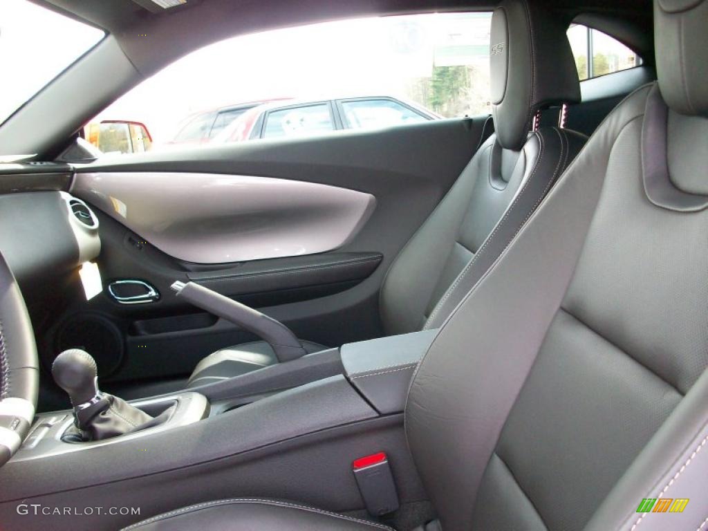 2010 Camaro SS/RS Coupe - Inferno Orange Metallic / Black photo #6