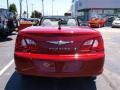 2008 Inferno Red Crystal Pearl Chrysler Sebring Touring Convertible  photo #6