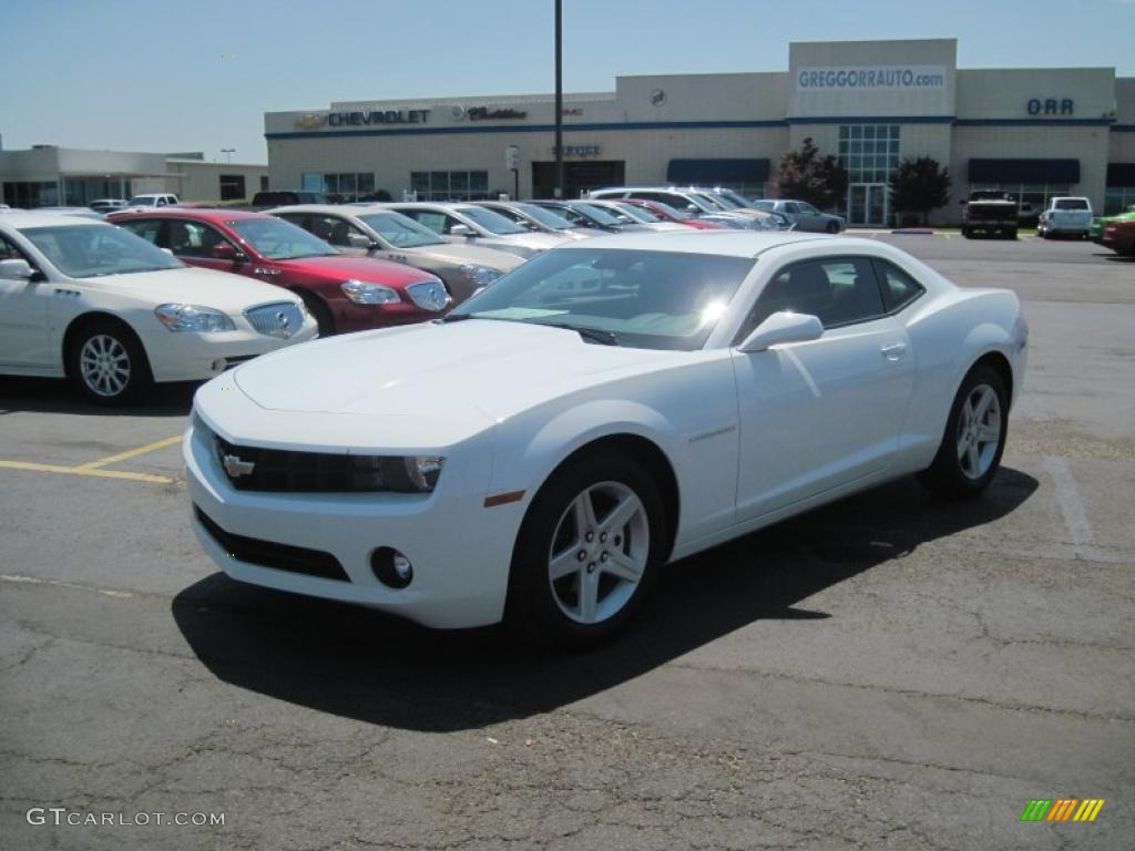 2010 Camaro LT Coupe - Summit White / Black photo #1