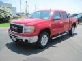 2010 Fire Red GMC Sierra 1500 SLT Crew Cab 4x4  photo #1