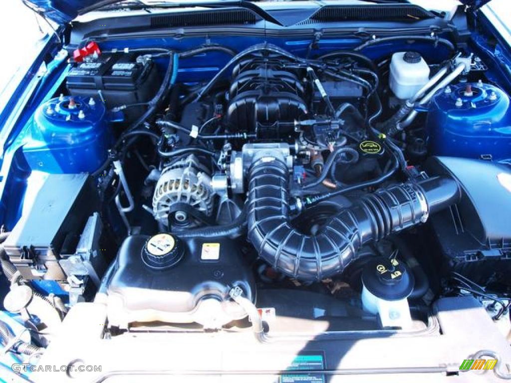 2007 Mustang V6 Premium Coupe - Vista Blue Metallic / Light Graphite photo #7