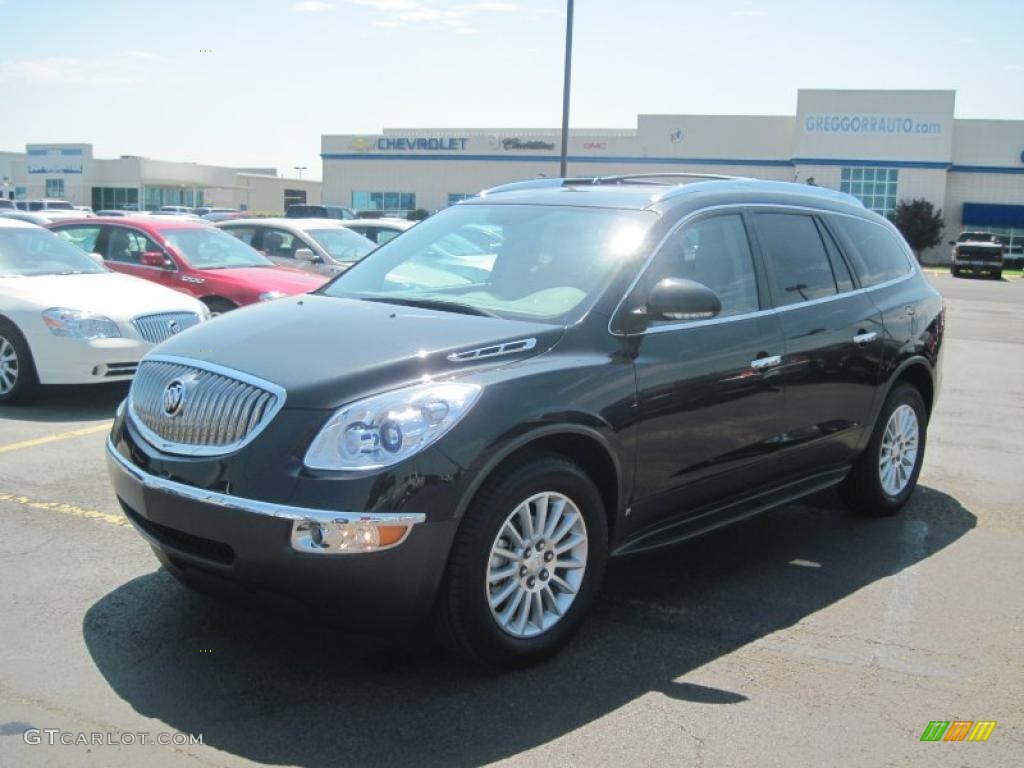 2010 Enclave CXL - Carbon Black Metallic / Titanium/Dark Titanium photo #1