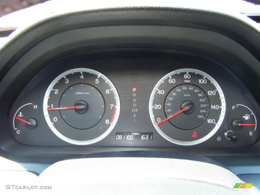 2008 Honda Accord EX-L Coupe Gauges Photo #31664518