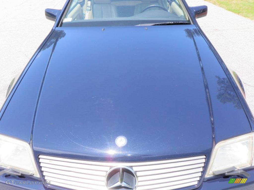 1995 SL 500 Roadster - Midnight Blue / Parchment Beige photo #13