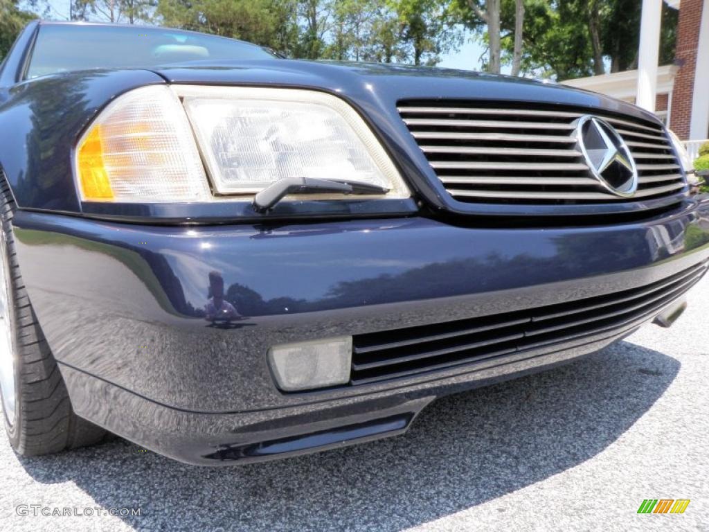 1995 SL 500 Roadster - Midnight Blue / Parchment Beige photo #14