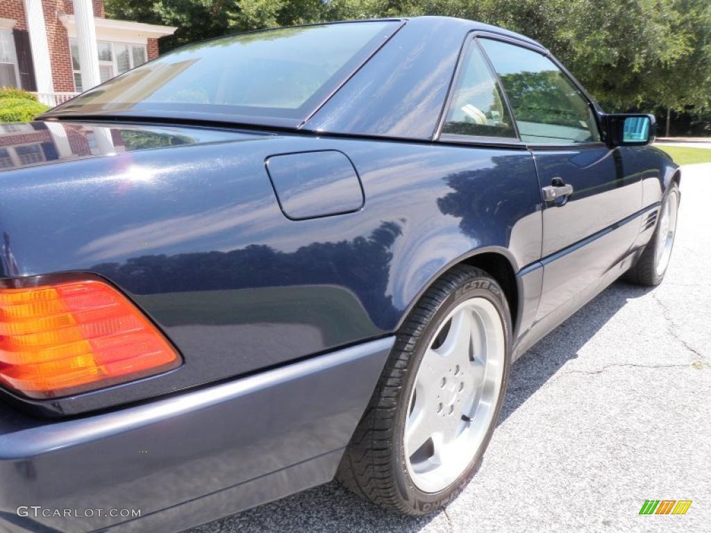 1995 SL 500 Roadster - Midnight Blue / Parchment Beige photo #18
