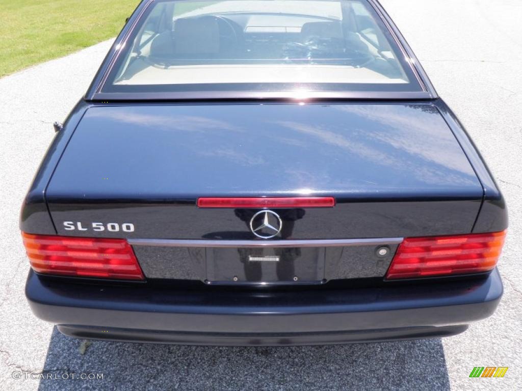 1995 SL 500 Roadster - Midnight Blue / Parchment Beige photo #21