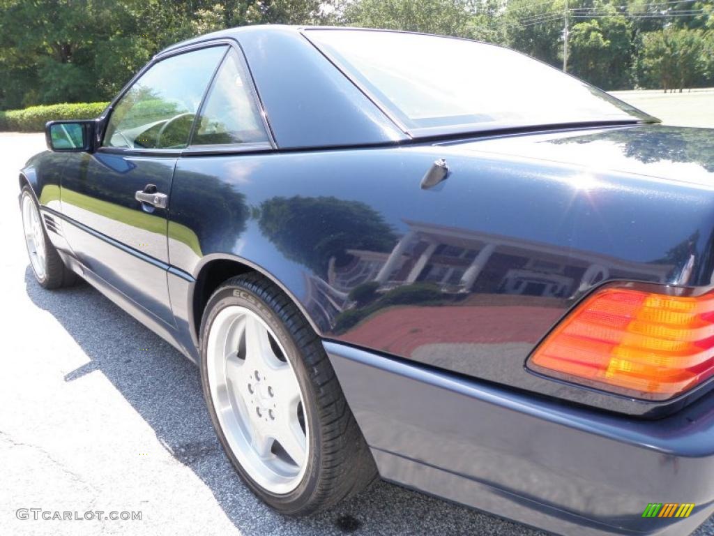 1995 SL 500 Roadster - Midnight Blue / Parchment Beige photo #22