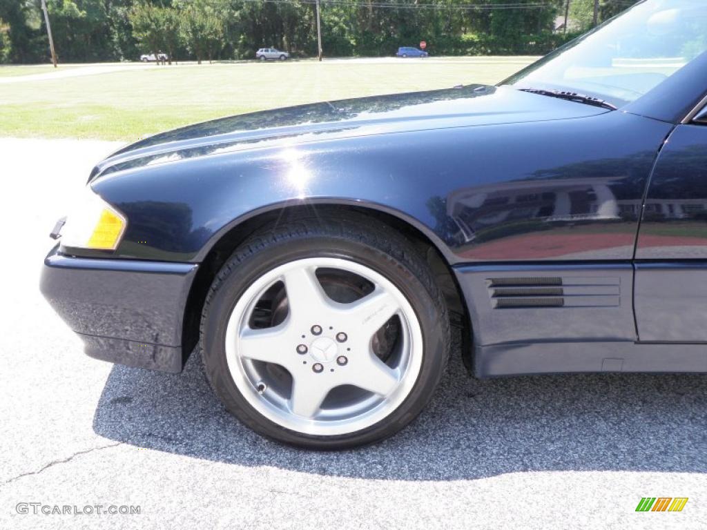 1995 SL 500 Roadster - Midnight Blue / Parchment Beige photo #24