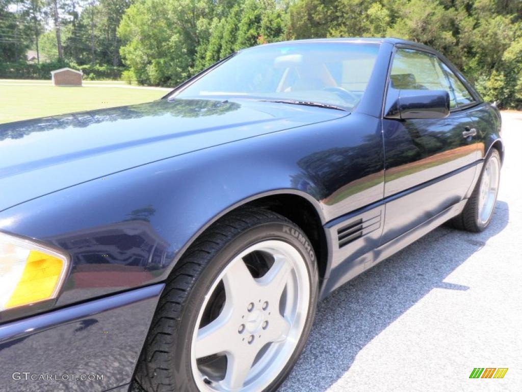 1995 SL 500 Roadster - Midnight Blue / Parchment Beige photo #25