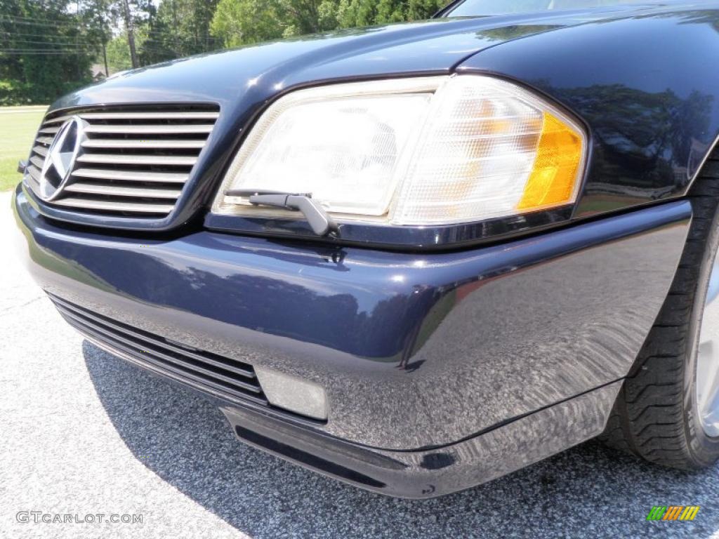 1995 SL 500 Roadster - Midnight Blue / Parchment Beige photo #26