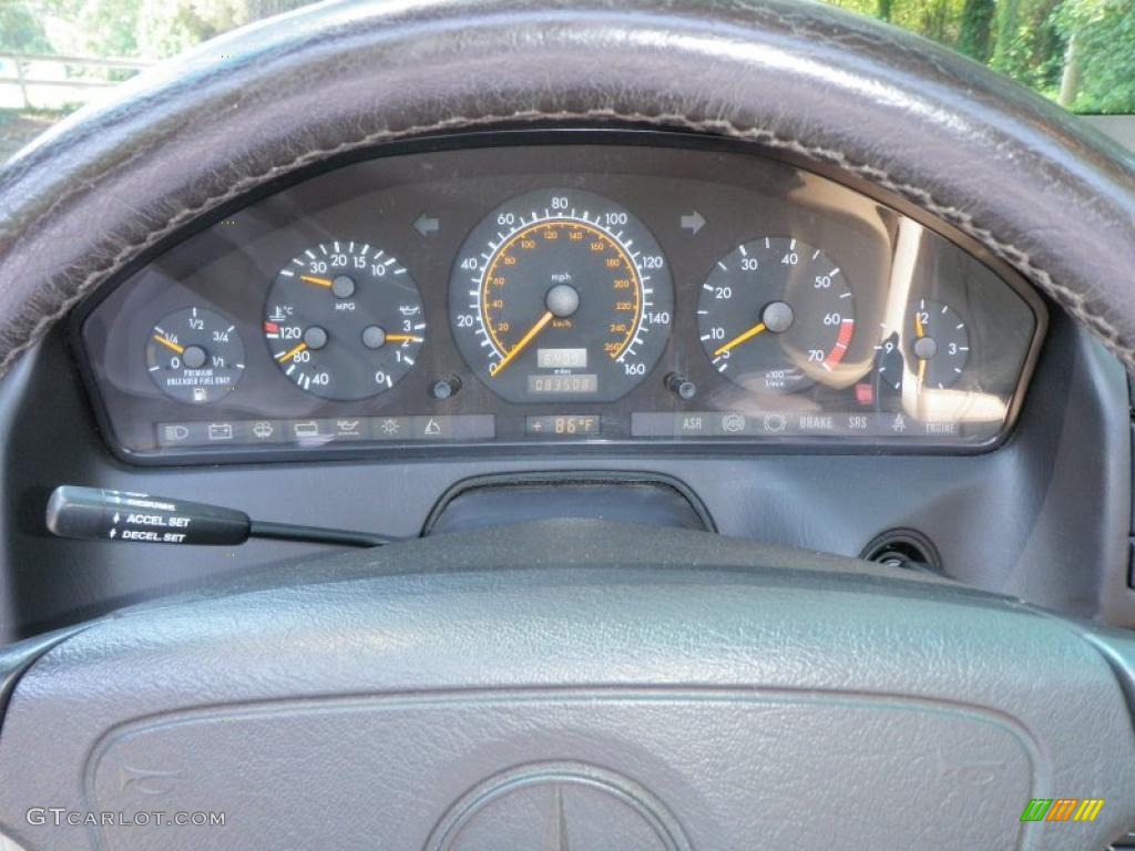 1995 SL 500 Roadster - Midnight Blue / Parchment Beige photo #40