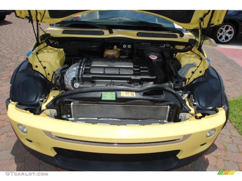 2005 Cooper S Hardtop - Liquid Yellow / Space Grey/Panther Black photo #19