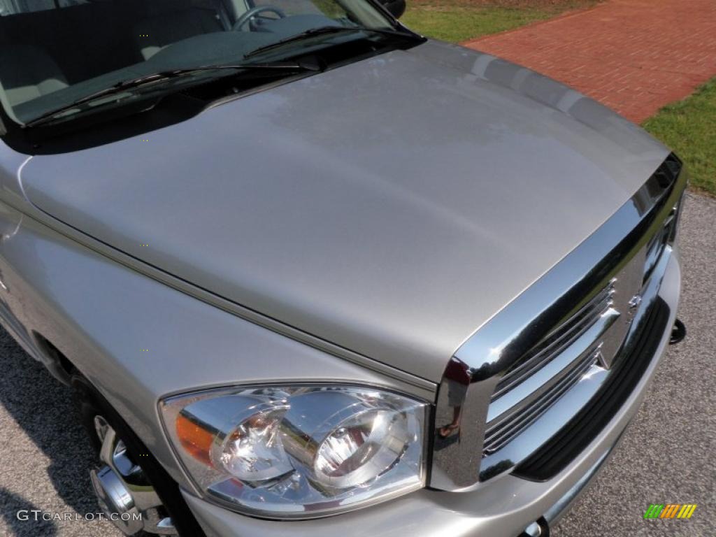 2008 Ram 3500 Big Horn Edition Quad Cab Dually - Bright Silver Metallic / Medium Slate Gray photo #13