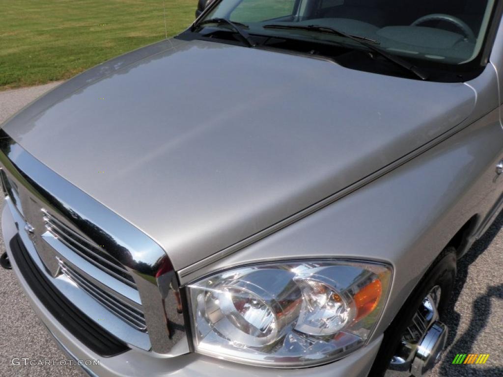 2008 Ram 3500 Big Horn Edition Quad Cab Dually - Bright Silver Metallic / Medium Slate Gray photo #14