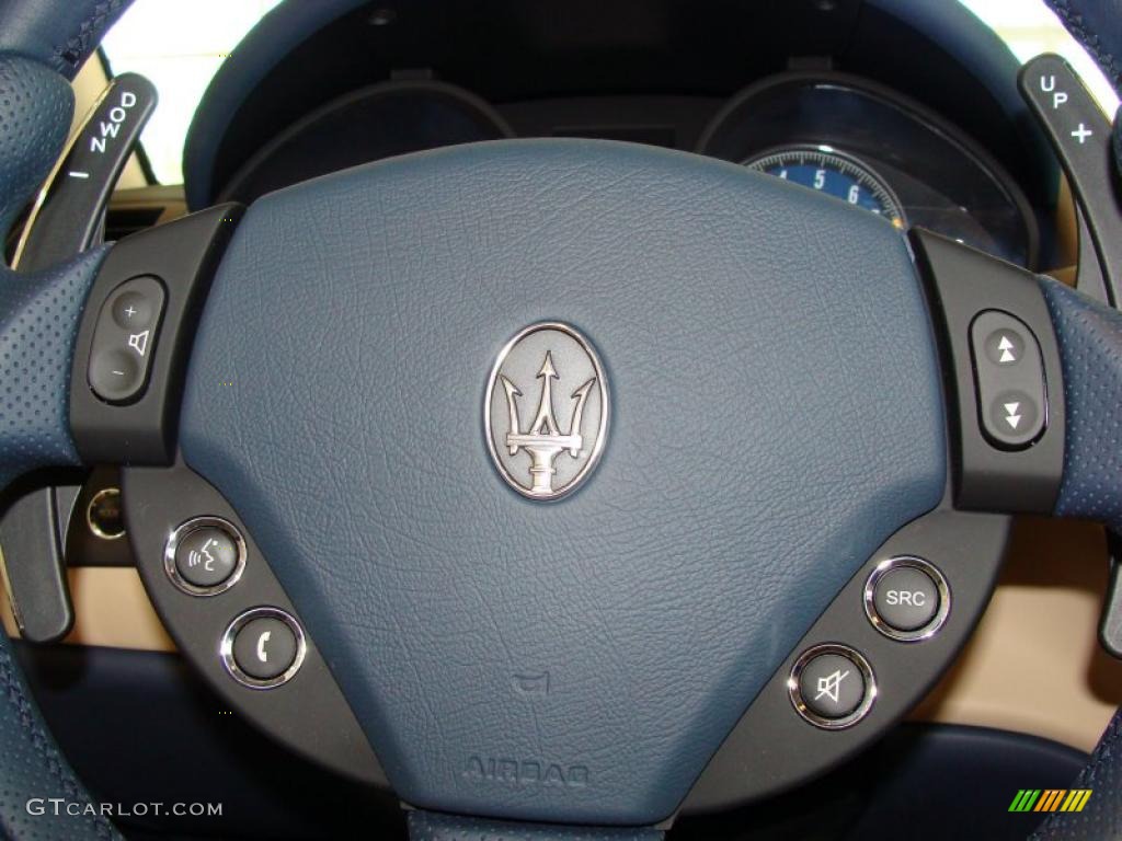 2010 GranTurismo S - Blu Mediterraneo (Blue) / Beige photo #22