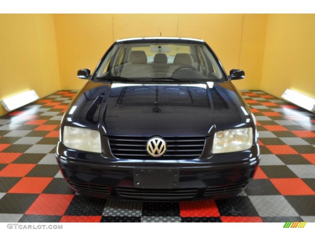 1999 Jetta GLS Sedan - Atlantic Blue Mica / Beige photo #2