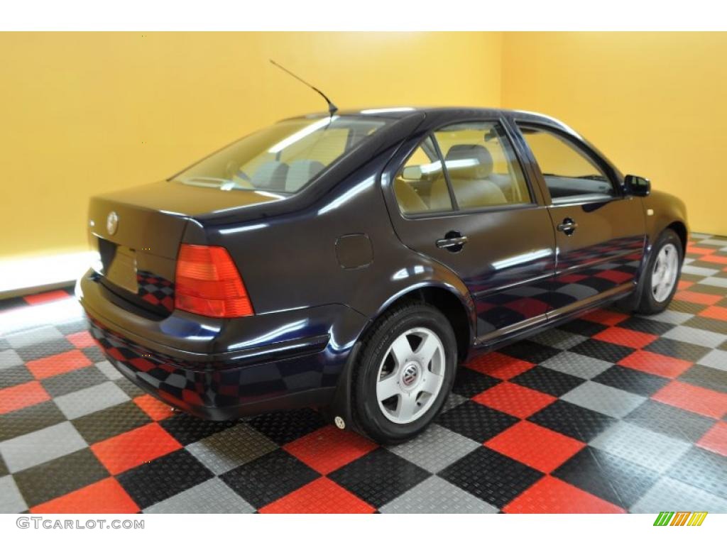 1999 Jetta GLS Sedan - Atlantic Blue Mica / Beige photo #6