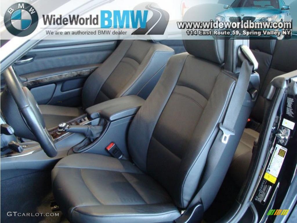 2008 3 Series 328i Convertible - Jet Black / Black photo #10