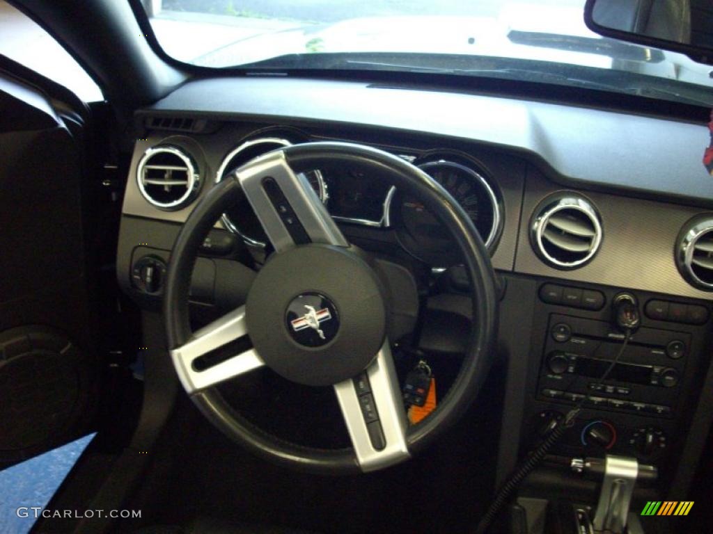 2007 Mustang GT Premium Convertible - Black / Dark Charcoal photo #12