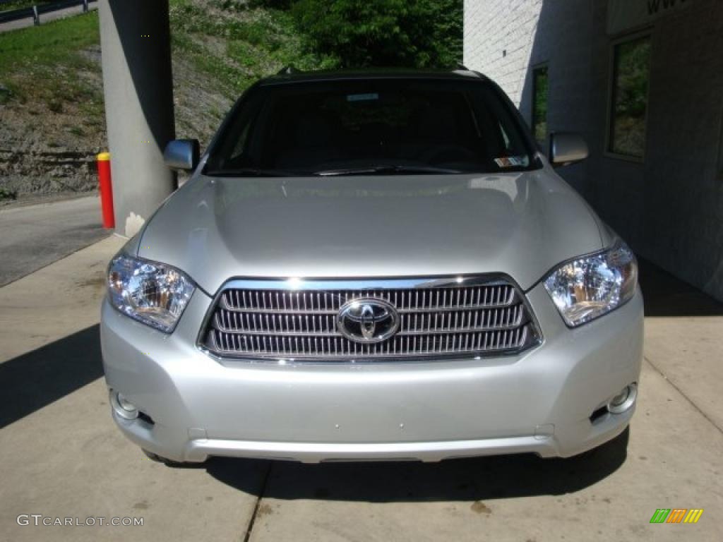 2010 Highlander Hybrid Limited 4WD - Classic Silver Metallic / Ash photo #6