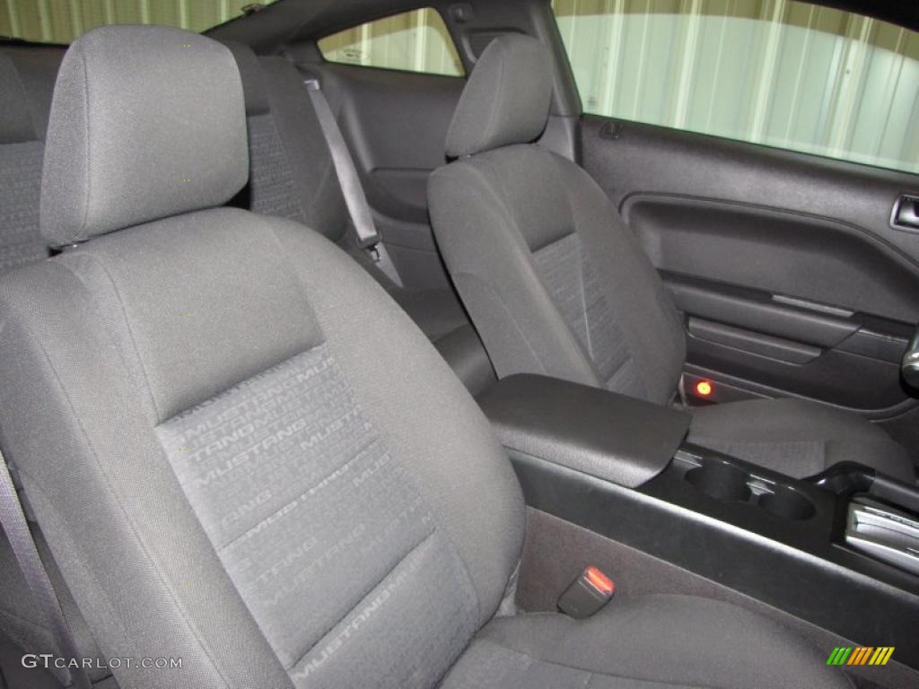 2007 Mustang V6 Deluxe Coupe - Black / Dark Charcoal photo #12