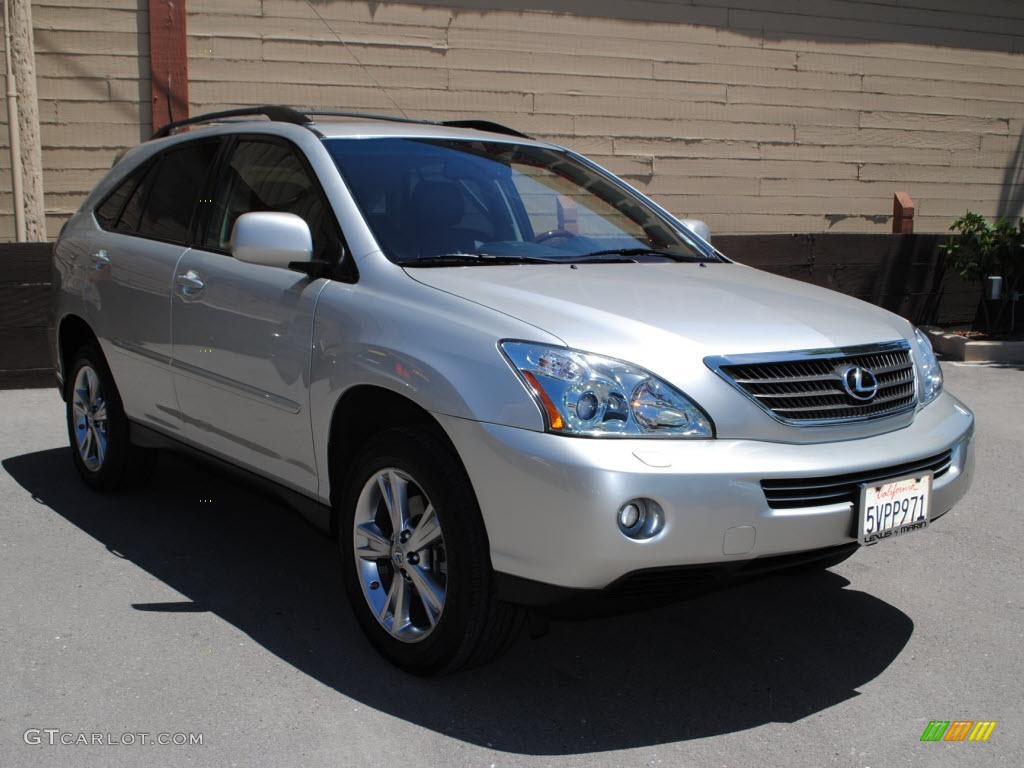 2007 RX 400h AWD Hybrid - Millennium Silver Metallic / Black photo #1