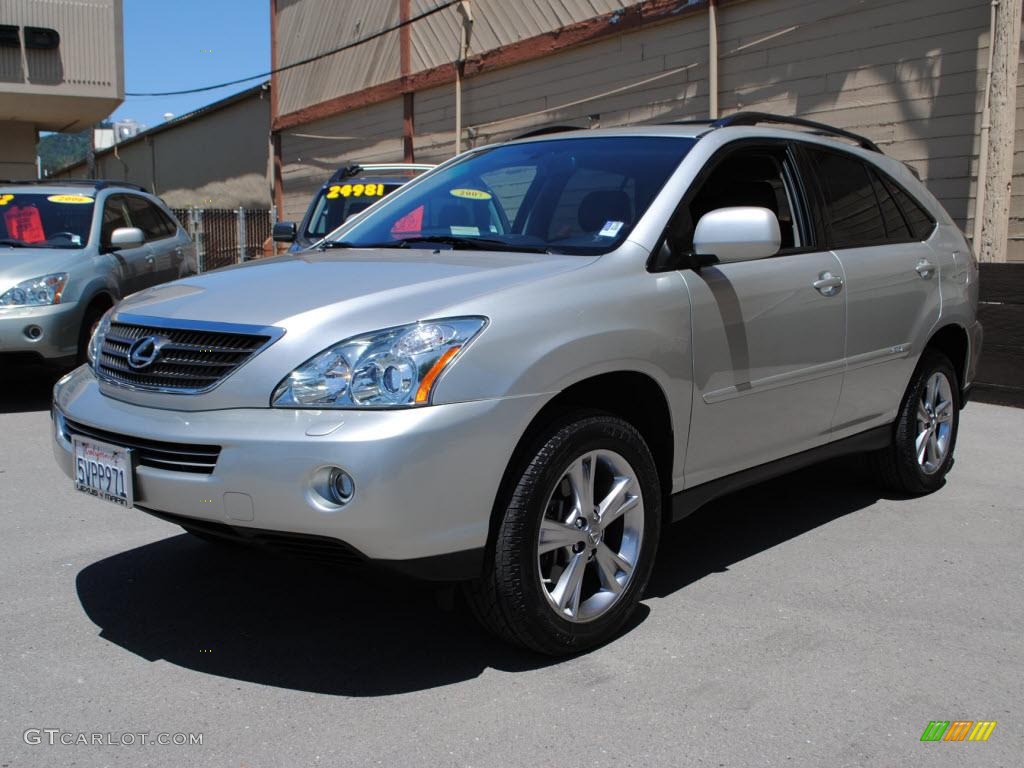 2007 RX 400h AWD Hybrid - Millennium Silver Metallic / Black photo #3