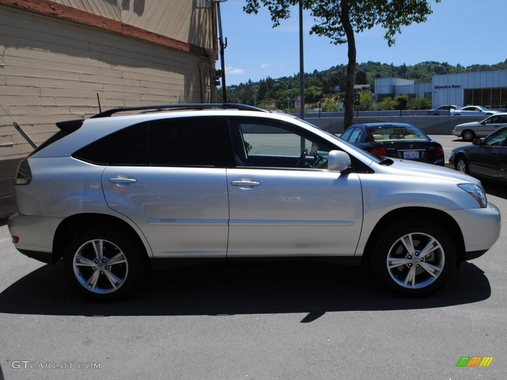 2007 RX 400h AWD Hybrid - Millennium Silver Metallic / Black photo #8