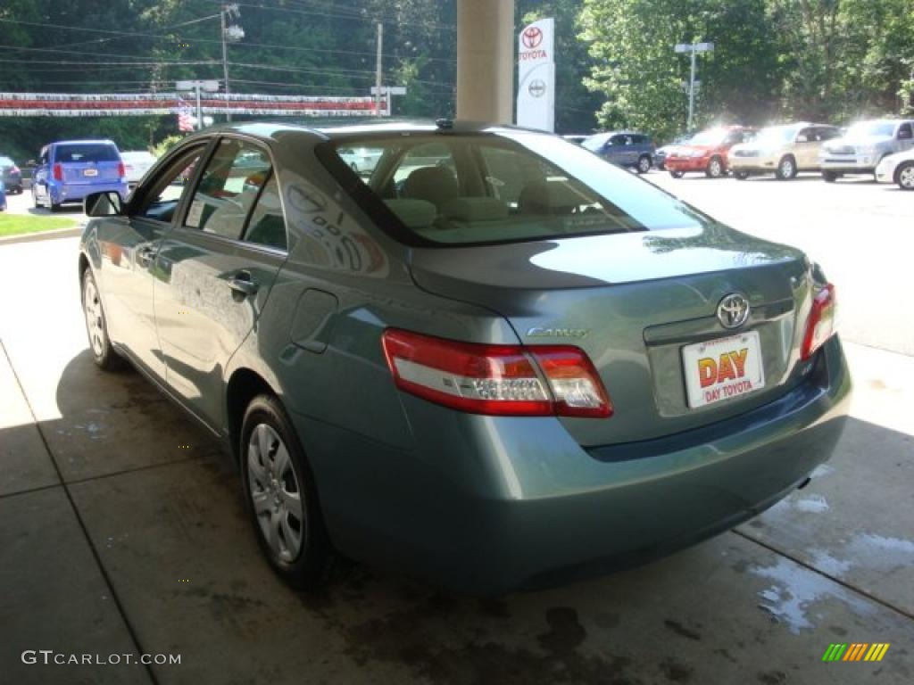 2011 Camry LE - Aloe Green Metallic / Ash photo #4