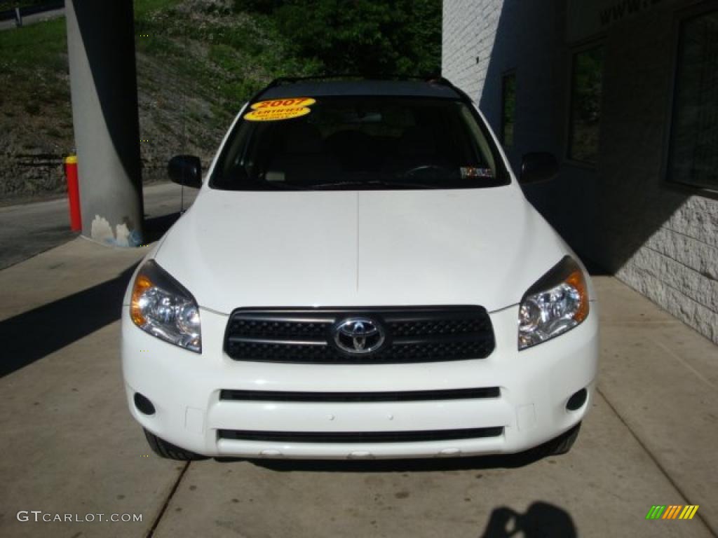 2007 RAV4 4WD - Super White / Taupe photo #6