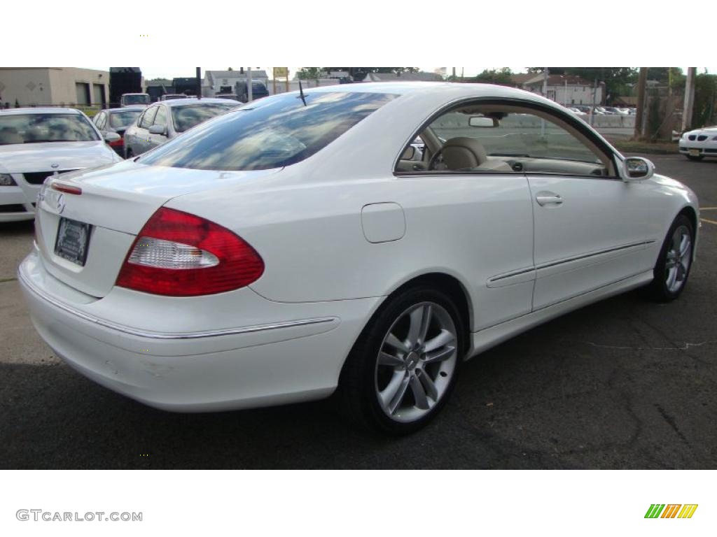 2006 CLK 350 Coupe - Alabaster White / Ash photo #4