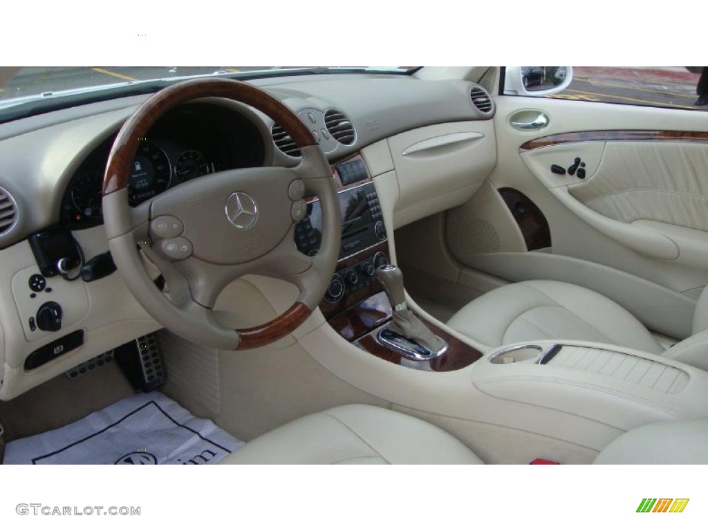 2006 CLK 350 Coupe - Alabaster White / Ash photo #5