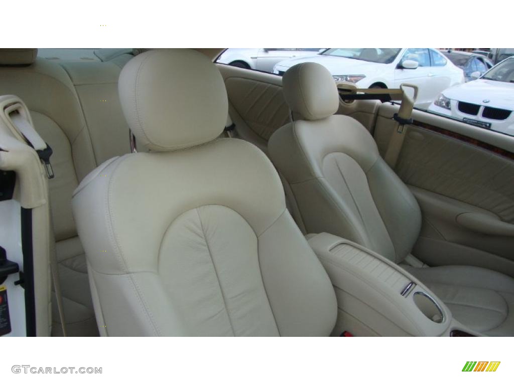 2006 CLK 350 Coupe - Alabaster White / Ash photo #9
