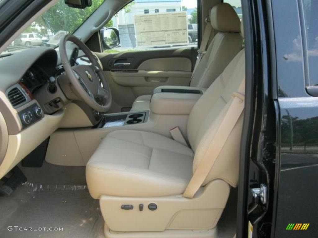 2010 Silverado 1500 LTZ Crew Cab 4x4 - Black Granite Metallic / Dark Cashmere/Light Cashmere photo #4