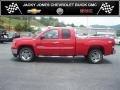 2008 Fire Red GMC Sierra 1500 SLE Extended Cab 4x4  photo #1