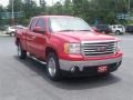 2008 Fire Red GMC Sierra 1500 SLE Extended Cab 4x4  photo #4