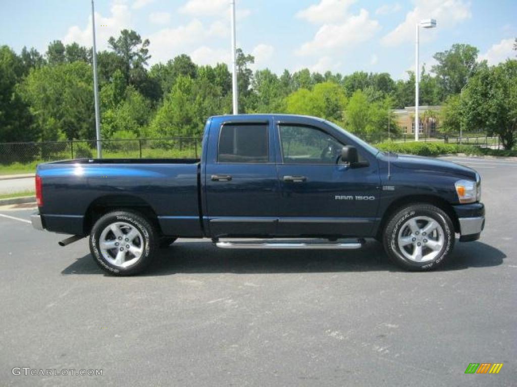 2006 Ram 1500 SLT Quad Cab - Patriot Blue Pearl / Medium Slate Gray photo #23