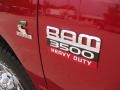 2010 Inferno Red Crystal Pearl Dodge Ram 3500 Big Horn Edition Crew Cab  photo #8