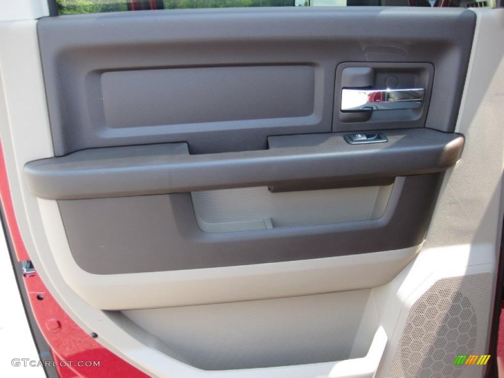 2010 Ram 3500 Big Horn Edition Crew Cab - Inferno Red Crystal Pearl / Light Pebble Beige/Bark Brown photo #17