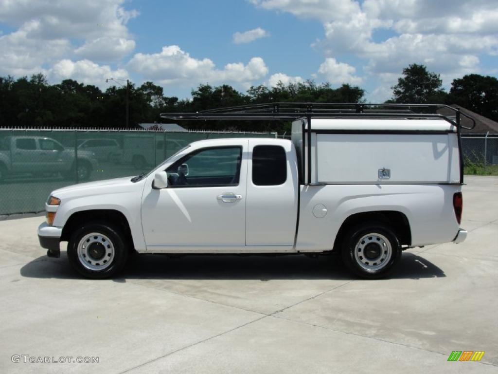 2009 Colorado Extended Cab - Summit White / Light Cashmere photo #6