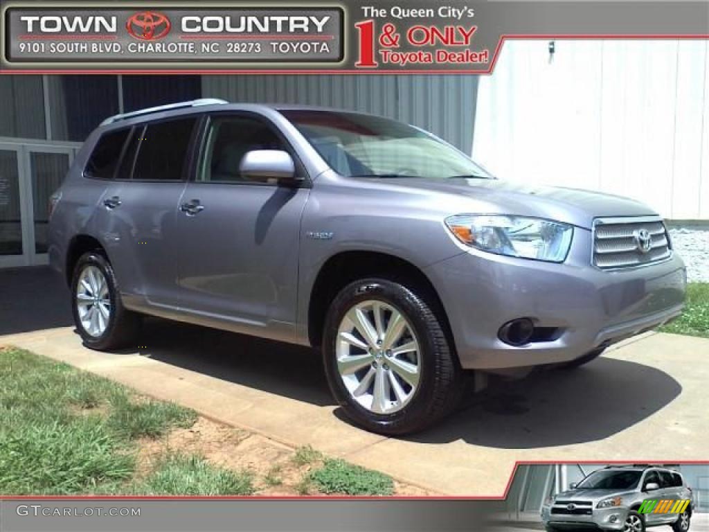2009 Iced Amethyst Mica Toyota Highlander Hybrid 4wd