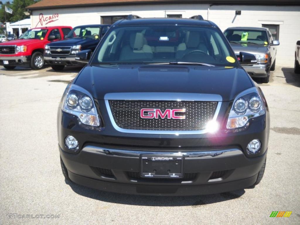 2010 Acadia SLT - Carbon Black Metallic / Light Titanium photo #4