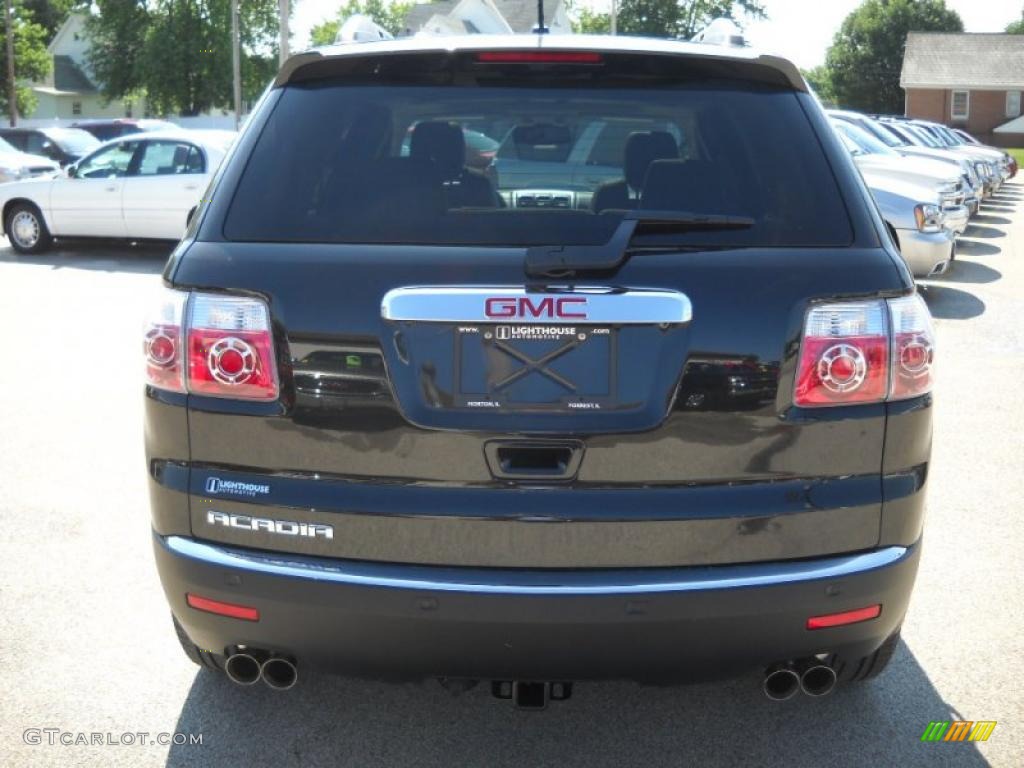 2010 Acadia SLT - Carbon Black Metallic / Light Titanium photo #8
