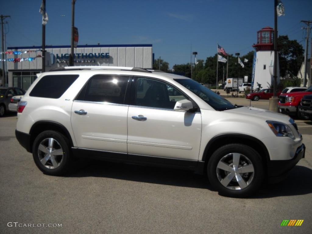 2010 Acadia SLT - White Diamond Tricoat / Light Titanium photo #1