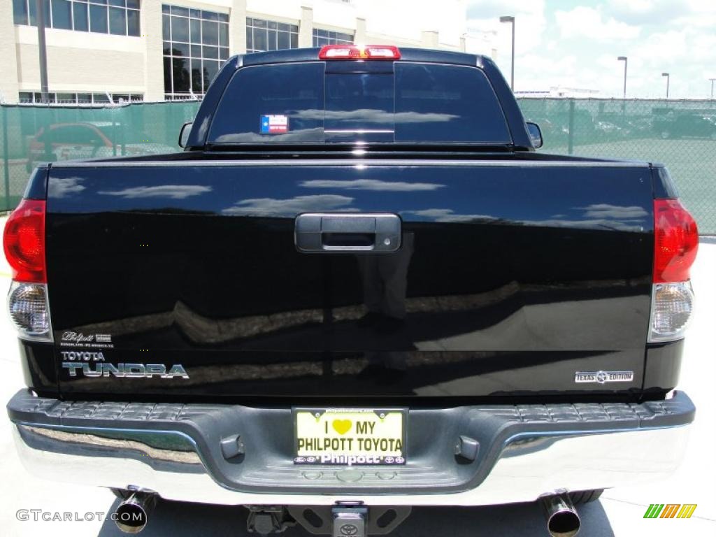 2007 Tundra TSS Texas Edition Regular Cab - Black / Black/Beige photo #4