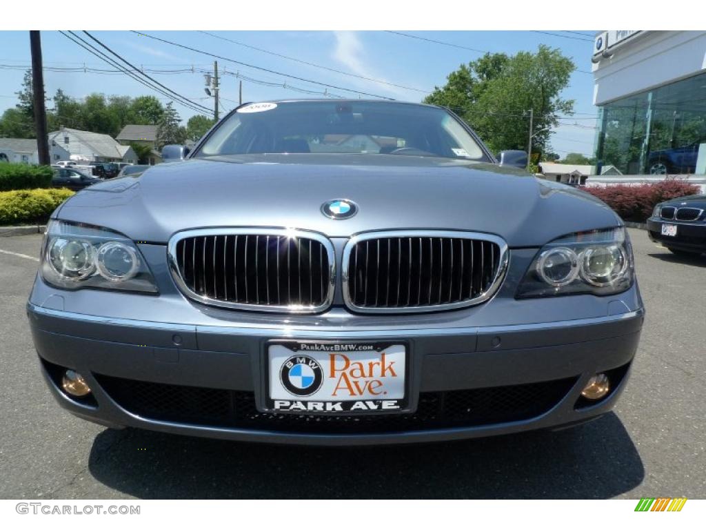 2008 7 Series 750i Sedan - Michigan Blue Metallic / Black photo #4