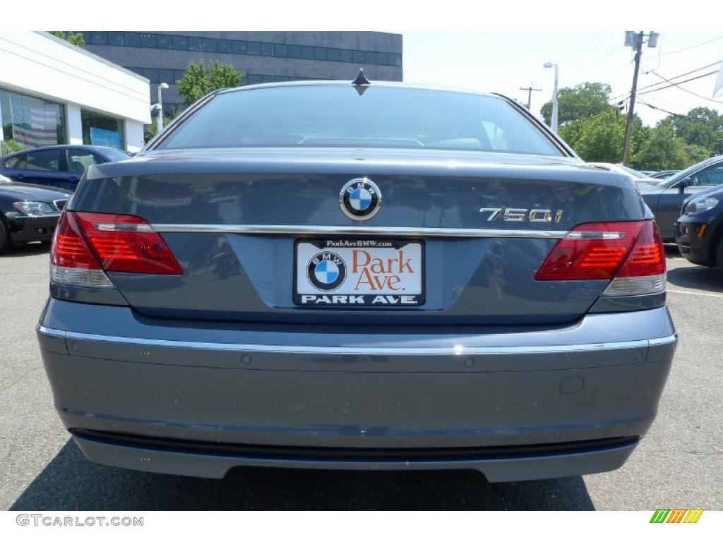 2008 7 Series 750i Sedan - Michigan Blue Metallic / Black photo #5