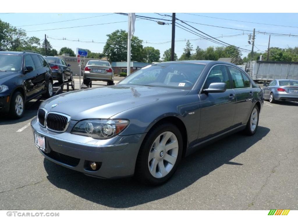2008 7 Series 750i Sedan - Michigan Blue Metallic / Black photo #8